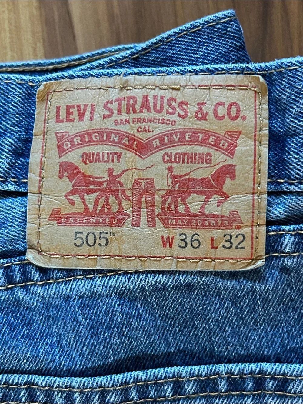 Levi's Men’s 505 Straight Jeans 36 x 32